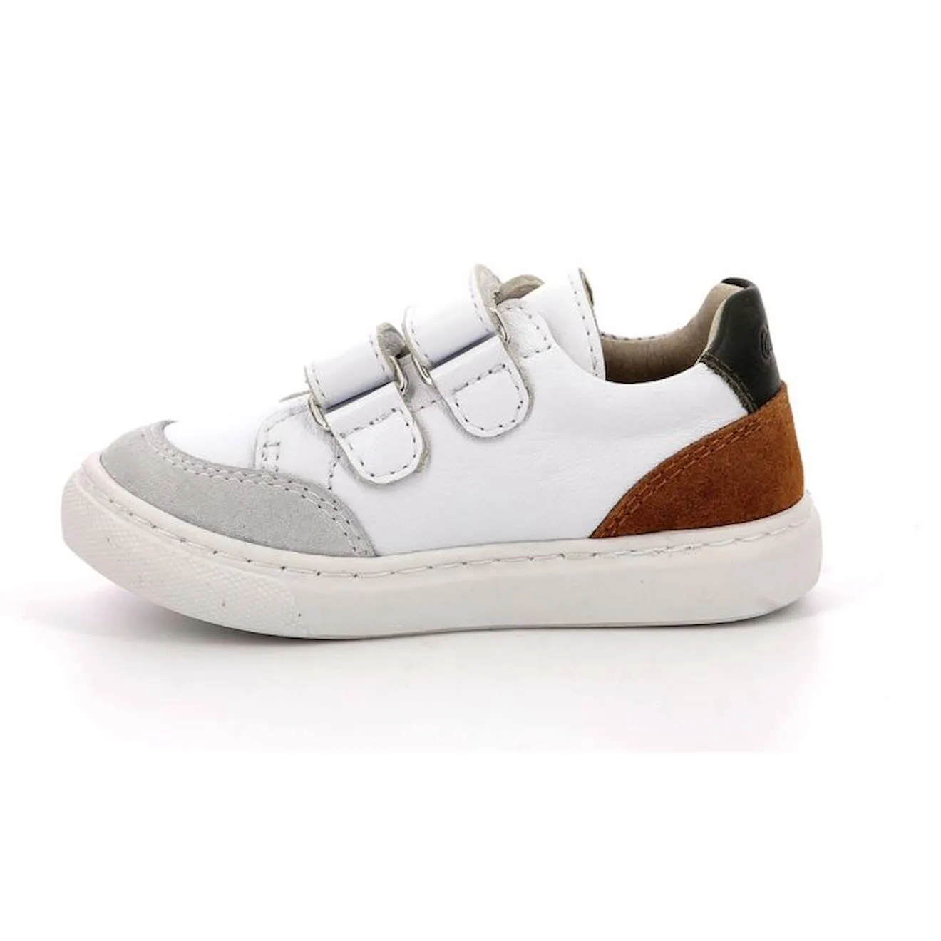ASTER Baskets basses Sneakratch multicolor blanc - Aster