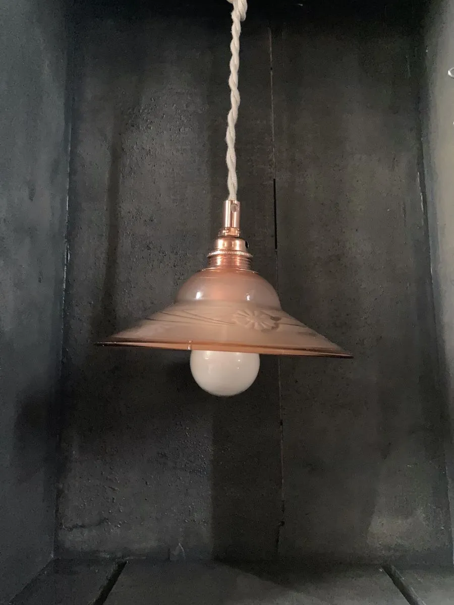 Baladeuse en Verre rose