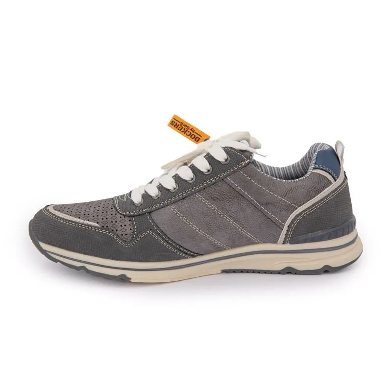 Baskets basses dunlelgrau Homme DOCKERS BY GERLI à prix dégriffé ! | 