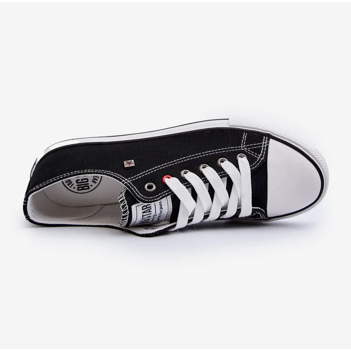Baskets basses homme Big Star T174103 noir le noir