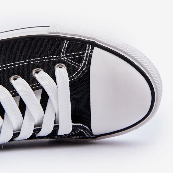 Baskets basses homme Big Star T174103 noir le noir