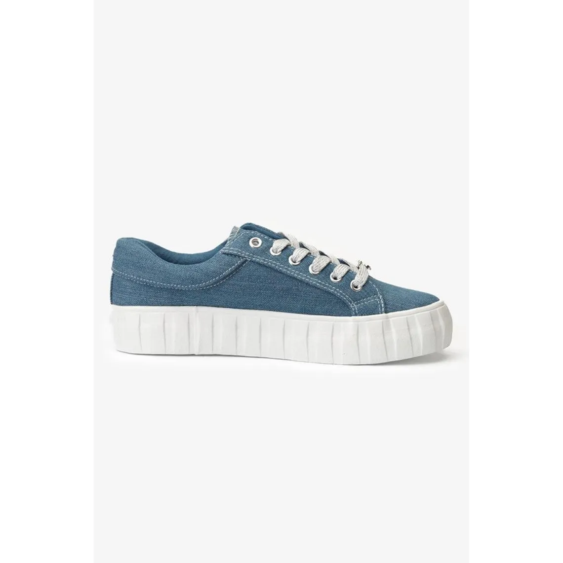 Baskets basses Malibu bleu denim | 3 Suisses