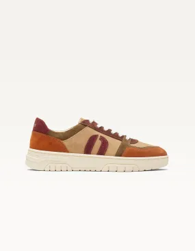 Baskets basses Nino - Ambre kaki beige