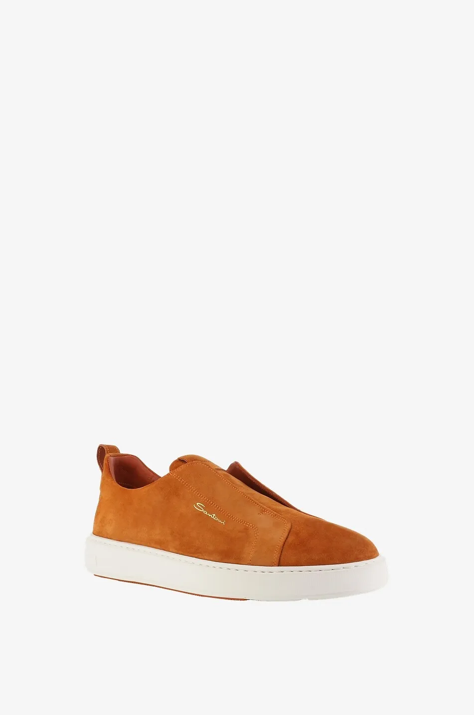 Baskets basses slip-on en daim