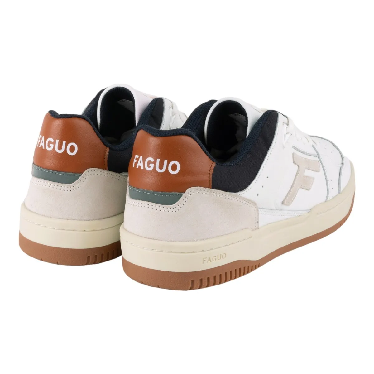 Baskets mode Faguo urban 1 baskets leather s blanc