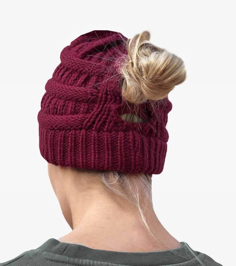 Bonnet Femme AL - Queue de Cheval