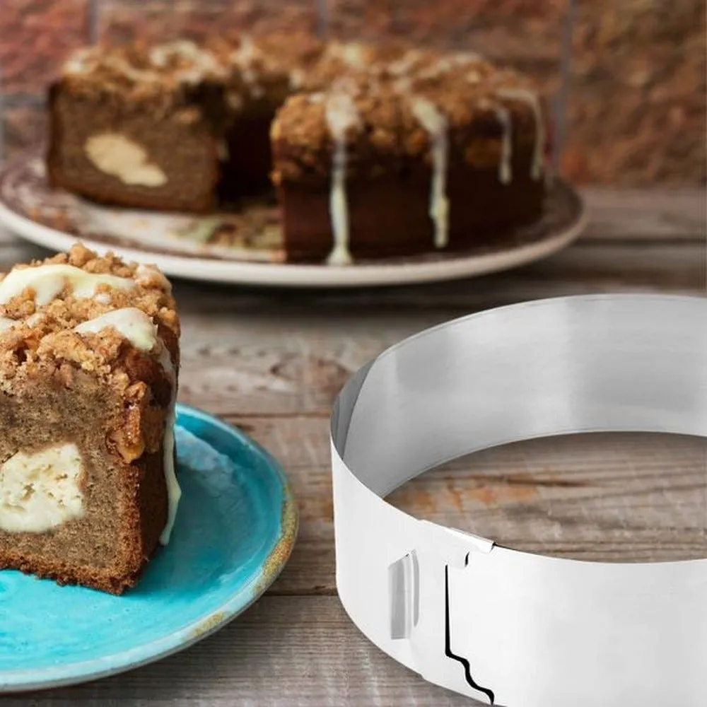 Cadre et cercle à pâtisserie réglable zenker smart pastry