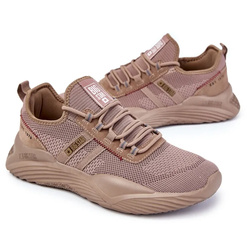 Chaussures de sport Homme Memory Foam Big Star Beige KK174258
