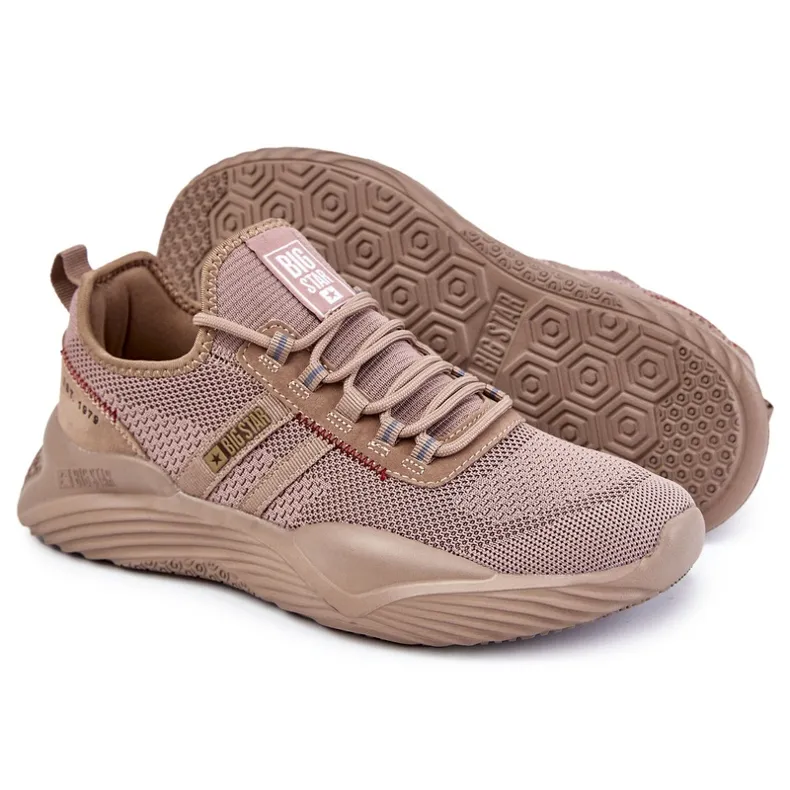 Chaussures de sport Homme Memory Foam Big Star Beige KK174258