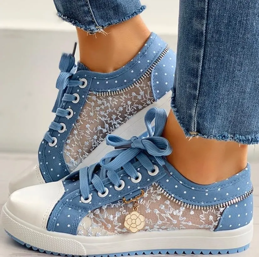 Chaussures Décontractées Plateforme Respirante Femme