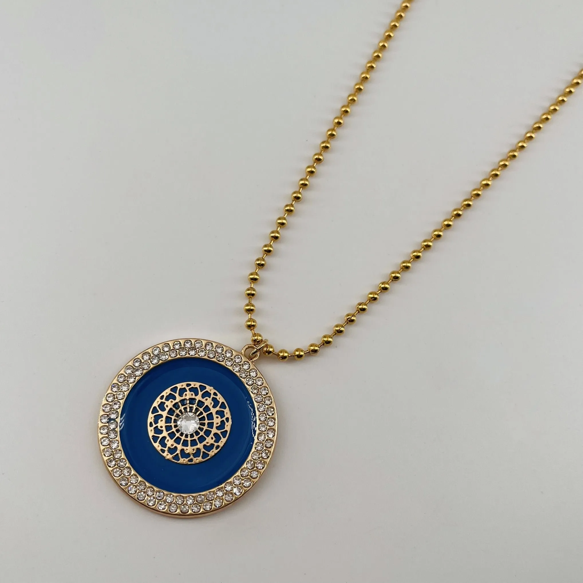 Collier gm claudia dore - Bleu Canard