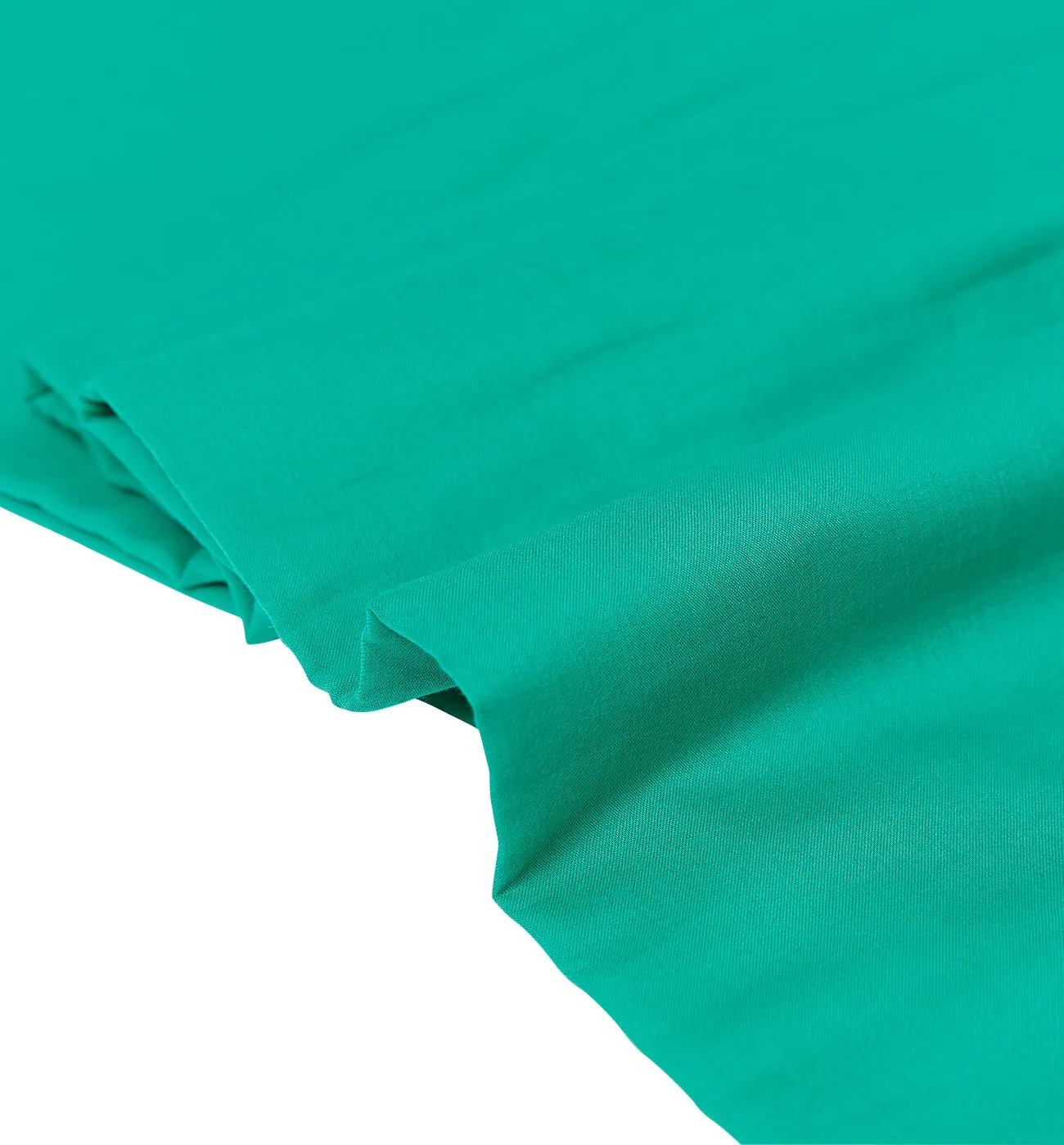 Coupon de 3m en coton satin - Vert