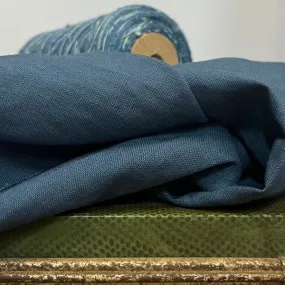Coupon de lin bleu navy 130x100 (C37)