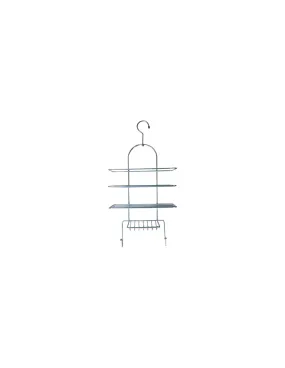 Etagère de douche à suspendre chromée 25x53x11cm - MSV
