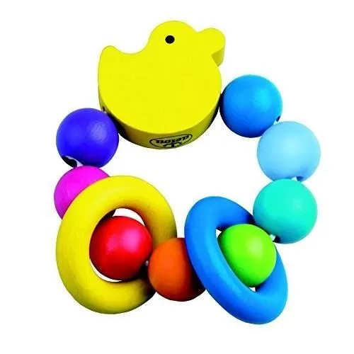 HOCHET PETIT CANARD PERLES EN BOIS…