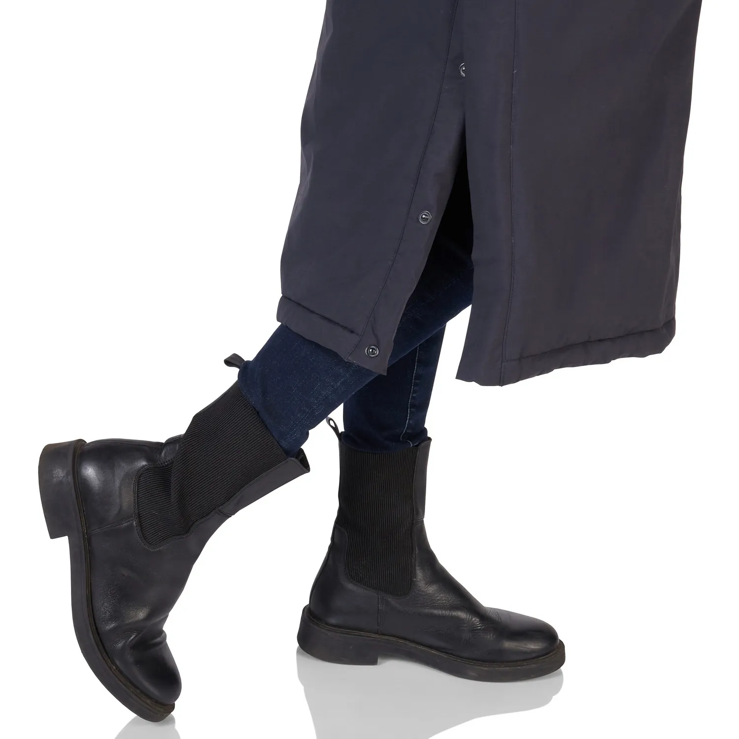 Imperméable Happy Rainy Days Vancouver Padded Bleue Graphite