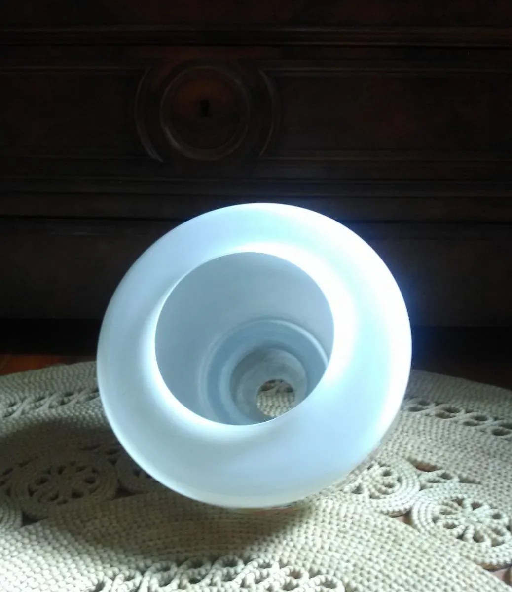 Jolie suspension en opaline (vintage)