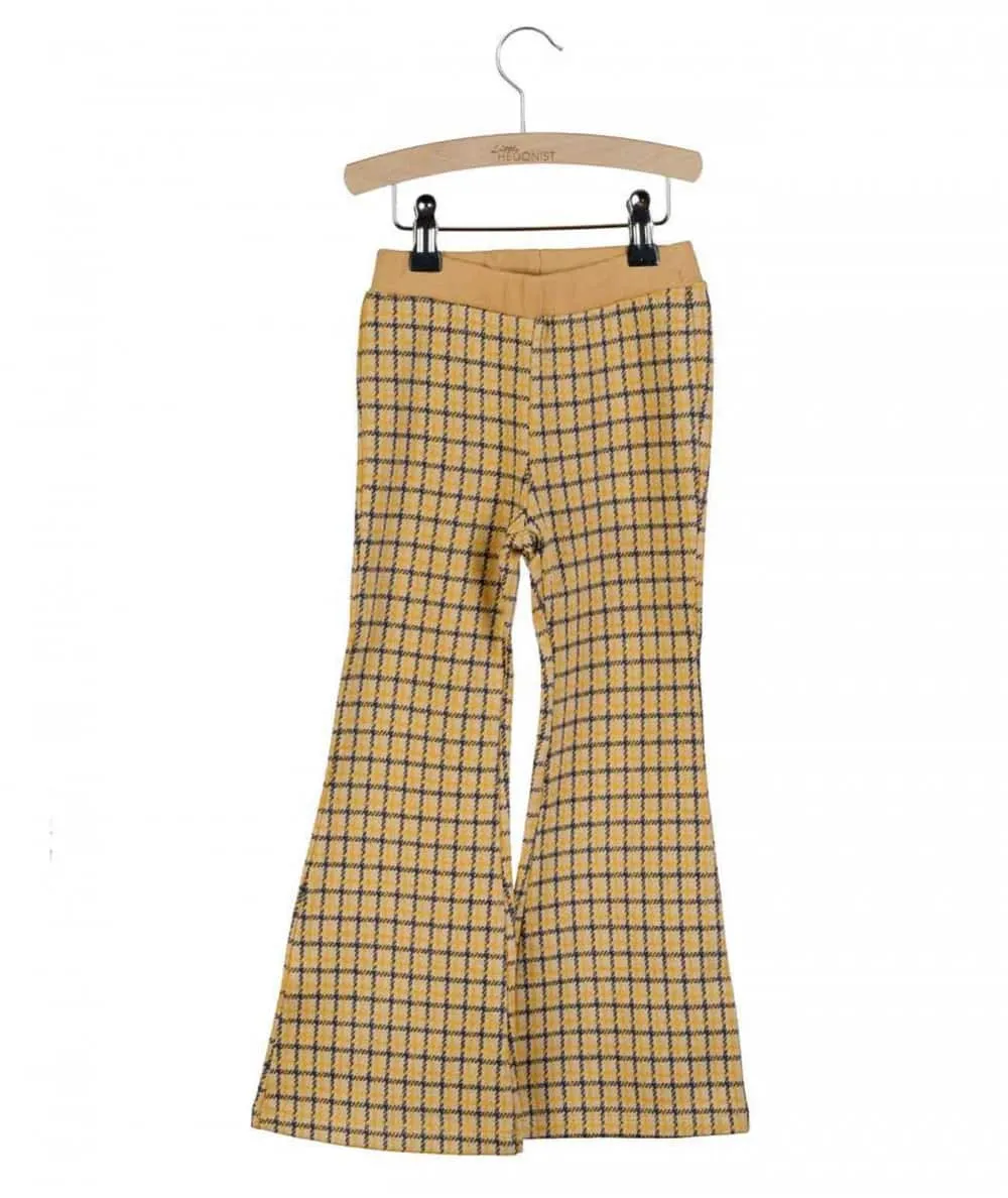 Little Hedonist : Leggin évasé pattes d'éléphant 'Monroe' - Jacquard - 100% Ecoresponsable - Mer(e)veilleuse