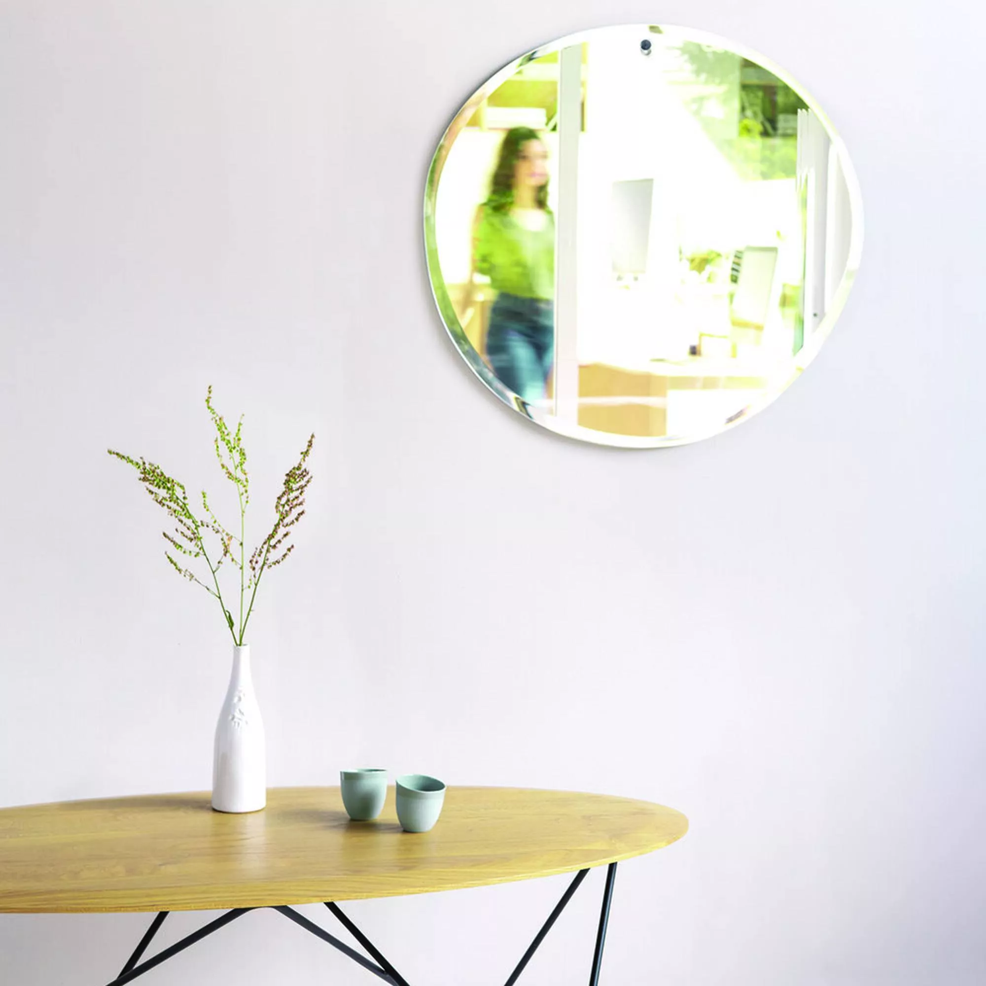 Miroir organique rond à suspendre MORNING MIR11 / M Nuance