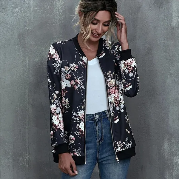 Petite Veste Fleurie Femme