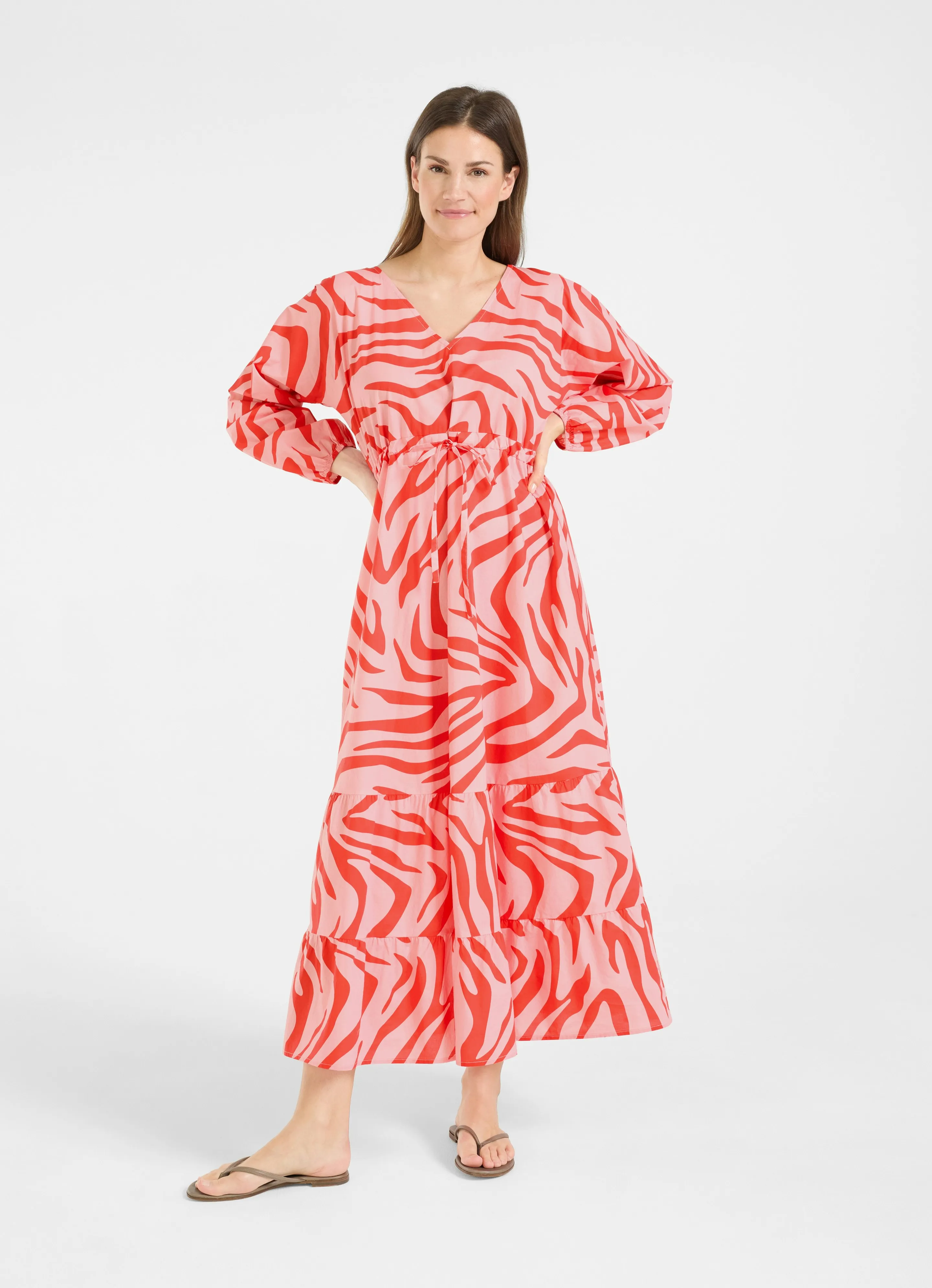Popeline - Maxi robe