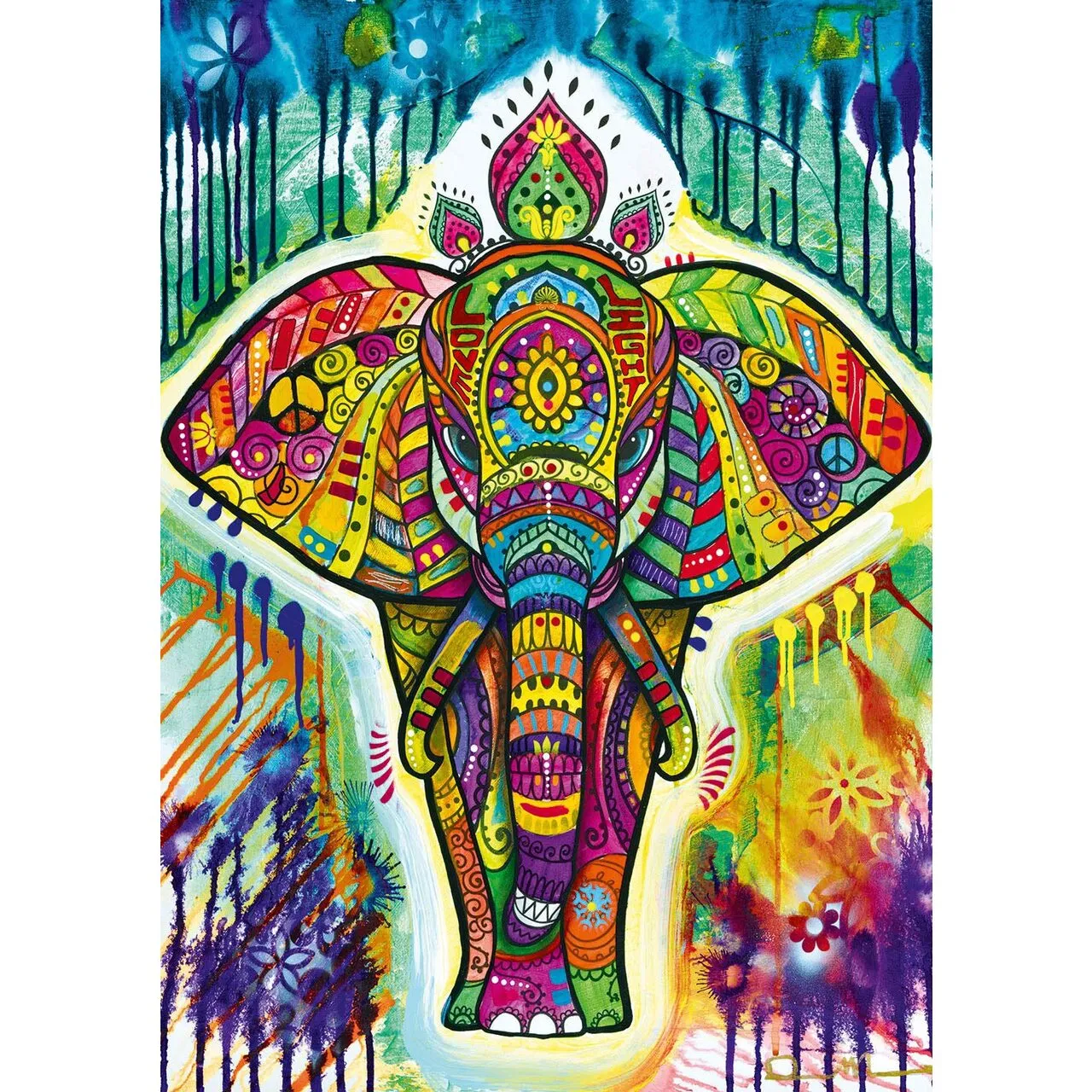 Puzzle 1000 pièces - Éléphant