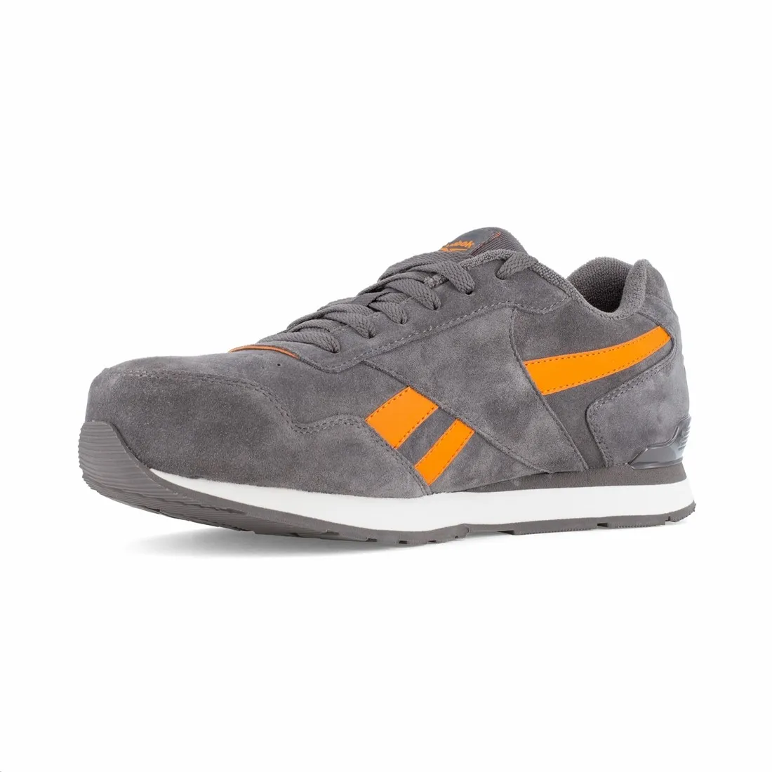 Reebok - Baskets de sécurité basses grise et orange CLASSIC WORK S1P SRC