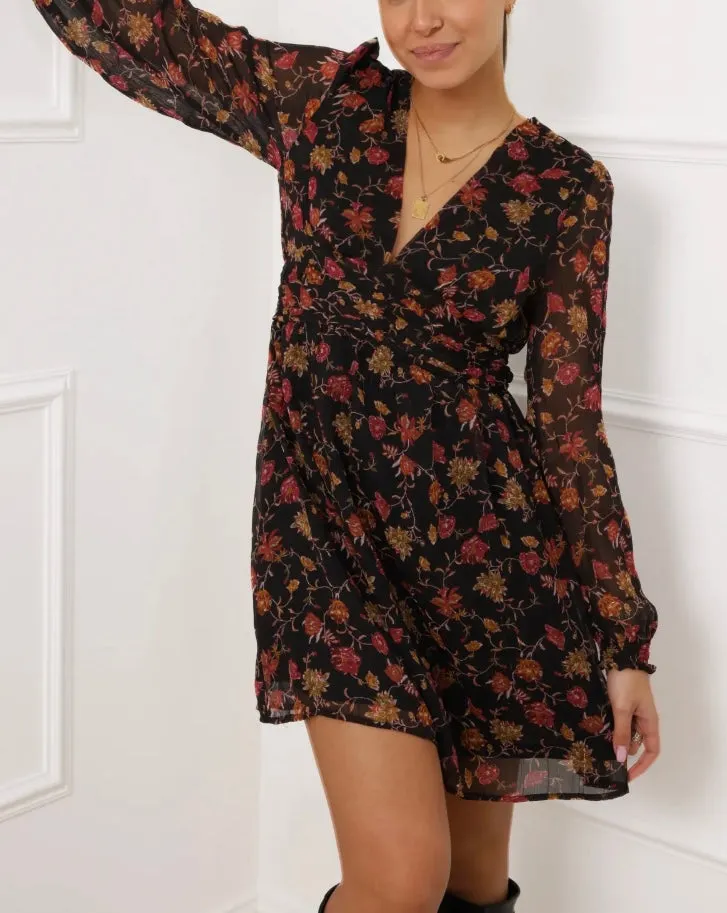 Robe courte Fleurie ALIZ