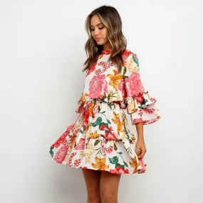 Robe Fleurie Fantaisie