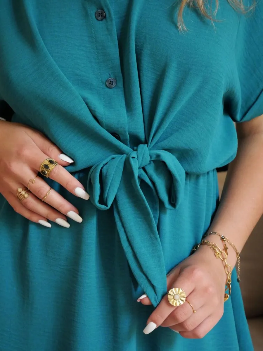 Robe Quella Bleu Canard