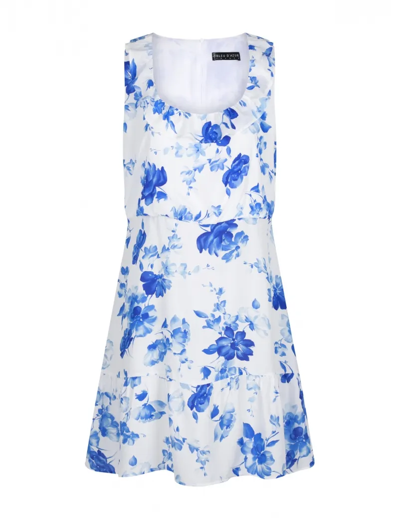 ROBE VOLANTÉE VISCOSE FLEURIE