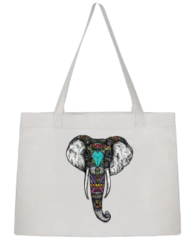 Sac Shopping Éléphant indien par jorrie