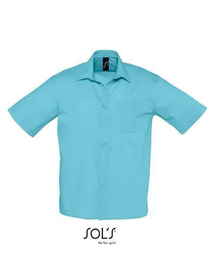 Sol'S 16050 Chemise Homme Popeline Manches Courtes
