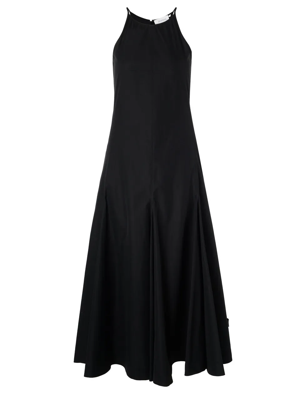 Sportmax Robe en popeline noire
