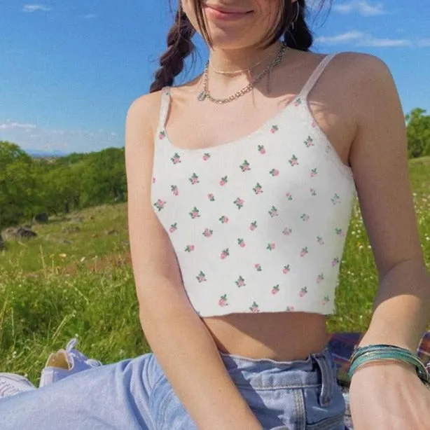 T-Shirt Hippie Croc Top Fleurie